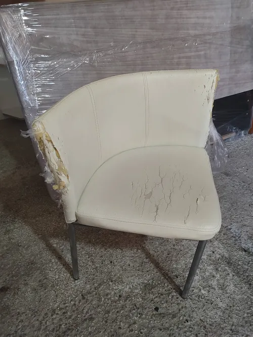 Scaun înainte de retapițare